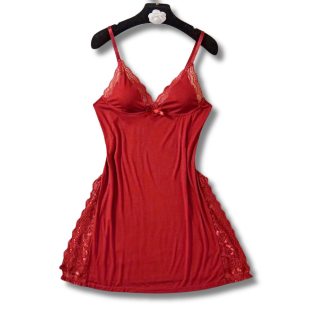 Lace Backless Nightgown