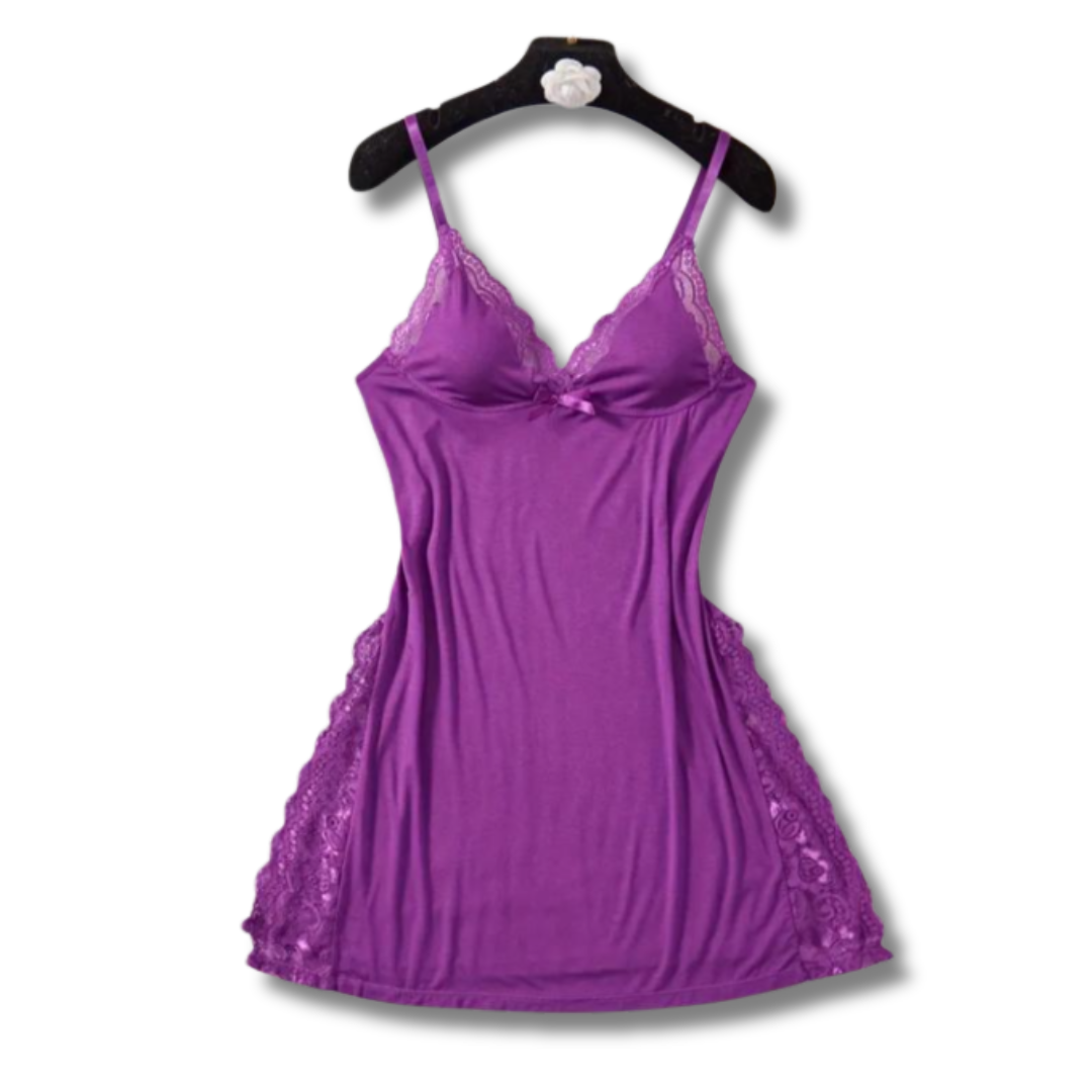 Lace Backless Nightgown